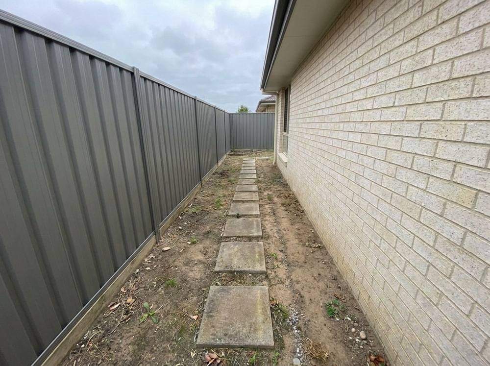 A side path, before planting